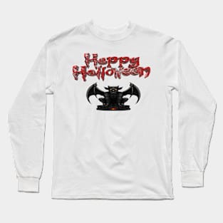 Happy Halloween Gargoyle Long Sleeve T-Shirt